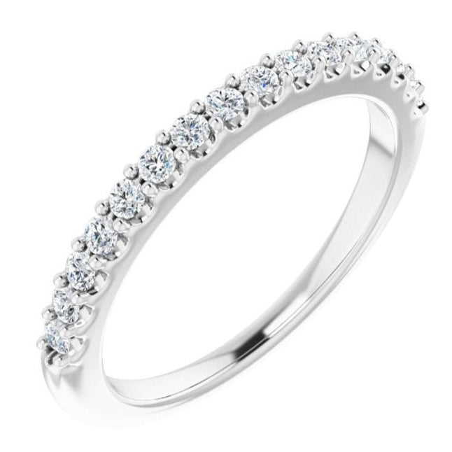 14K White 1/4 CTW Diamond Anniversary Band