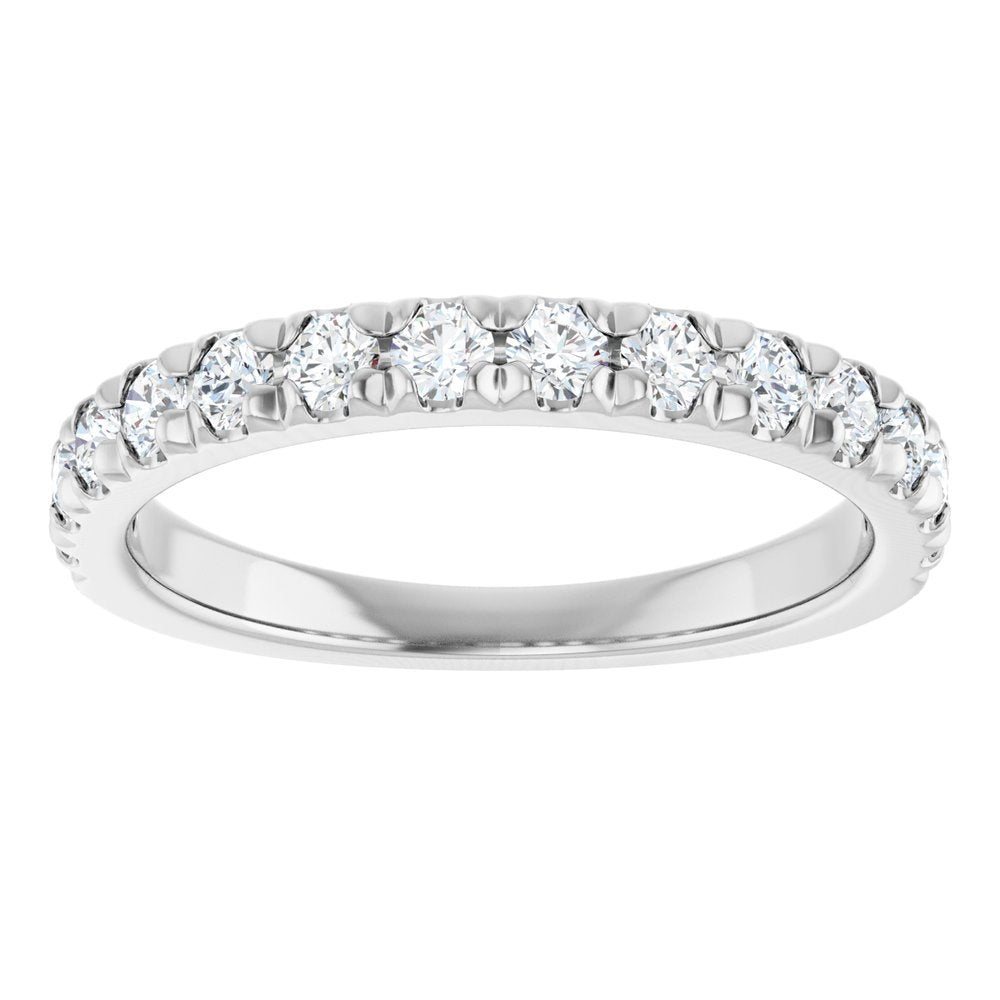 Platinum 5/8 CTW Lab-Grown Diamond Anniversary Band