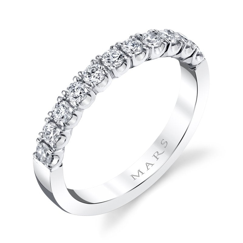 14k White Gold 0.50 CRT Ladies' Band