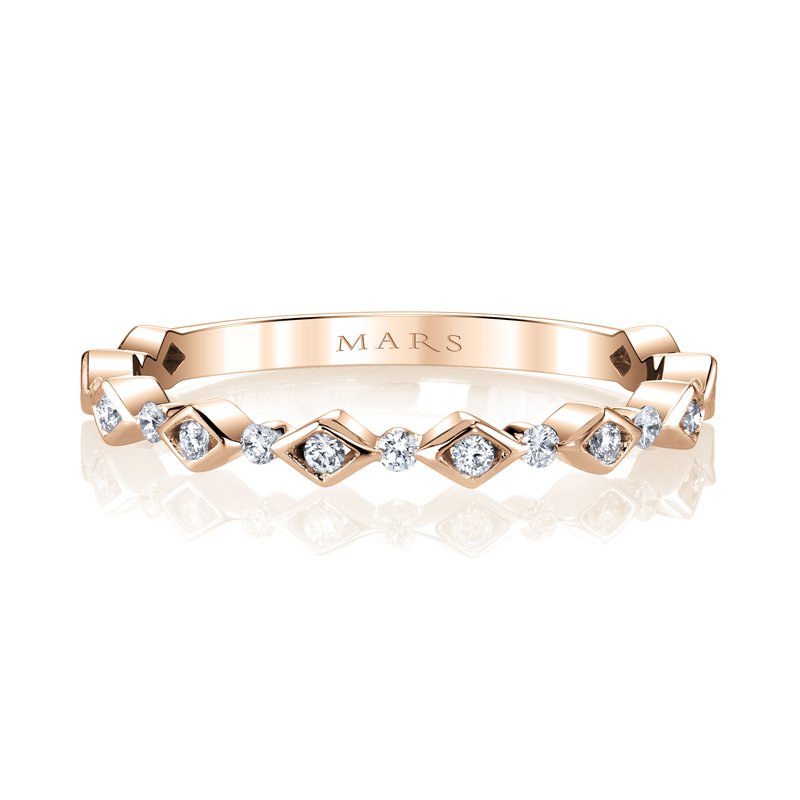 Rose Gold Stackable Designer Ring