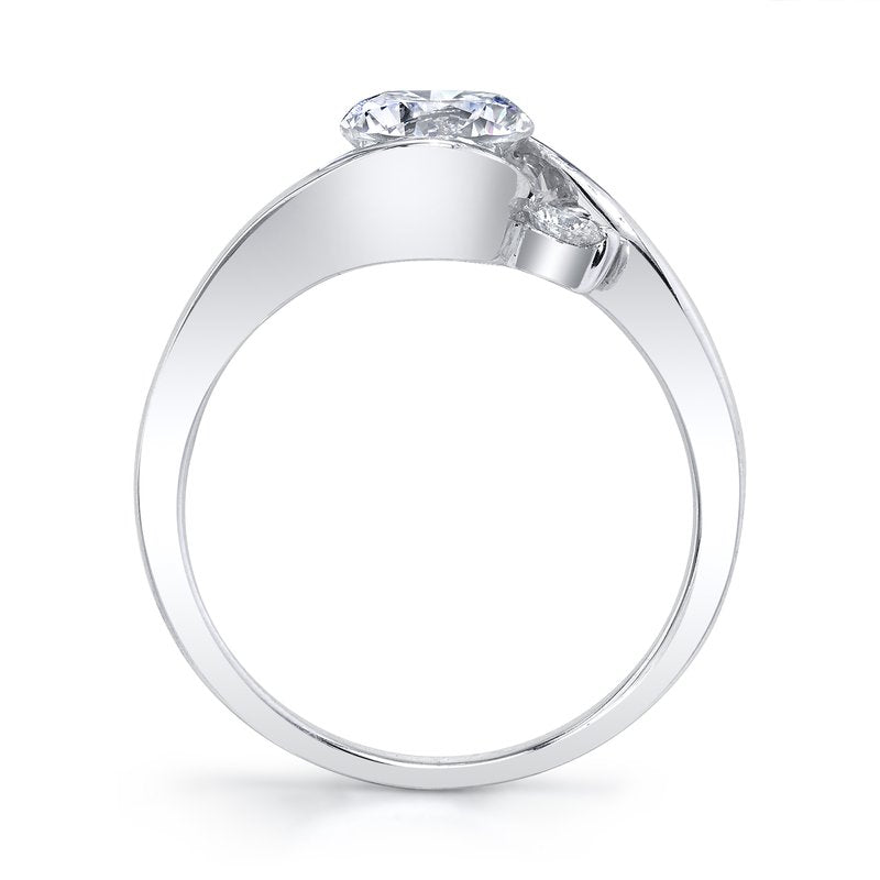 White Gold And Diamond Vintage Classic Designer Ring