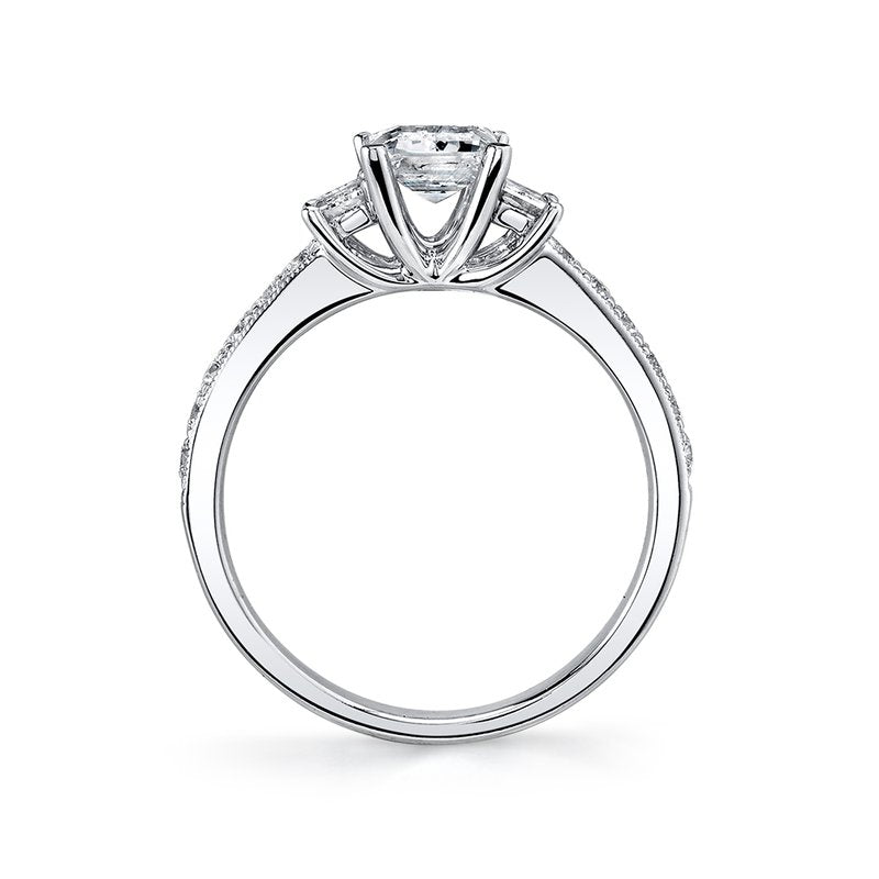 Emerald Cut Diamond Engagement Ring