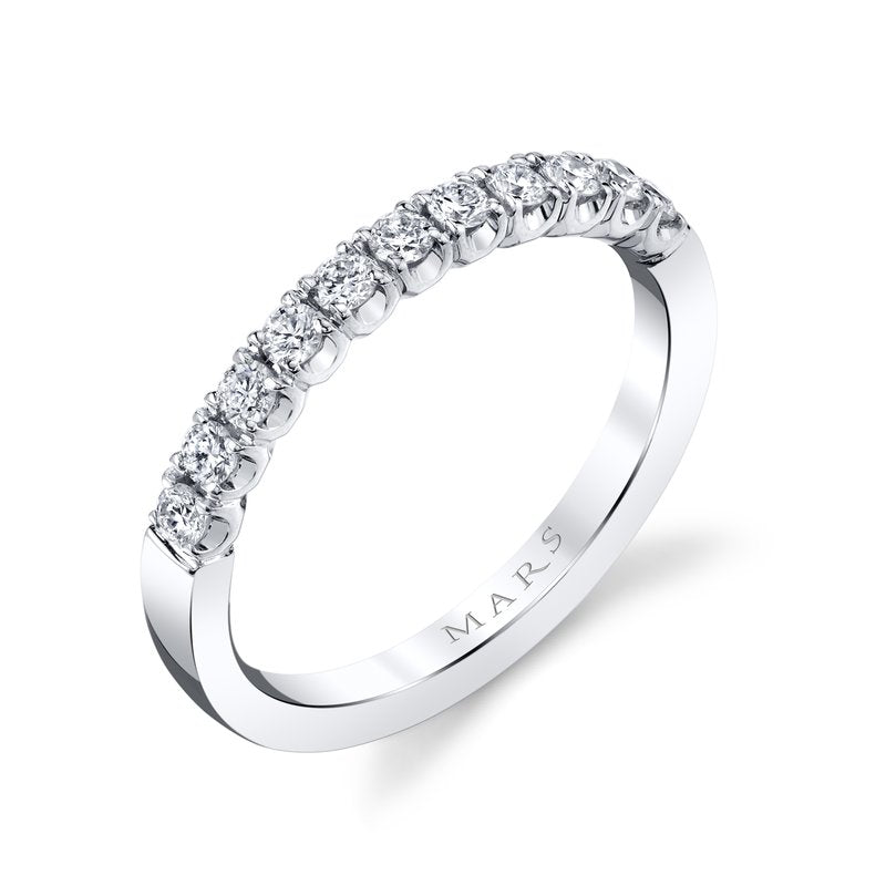 14k White Gold 0.33 CRT Ladies' Band