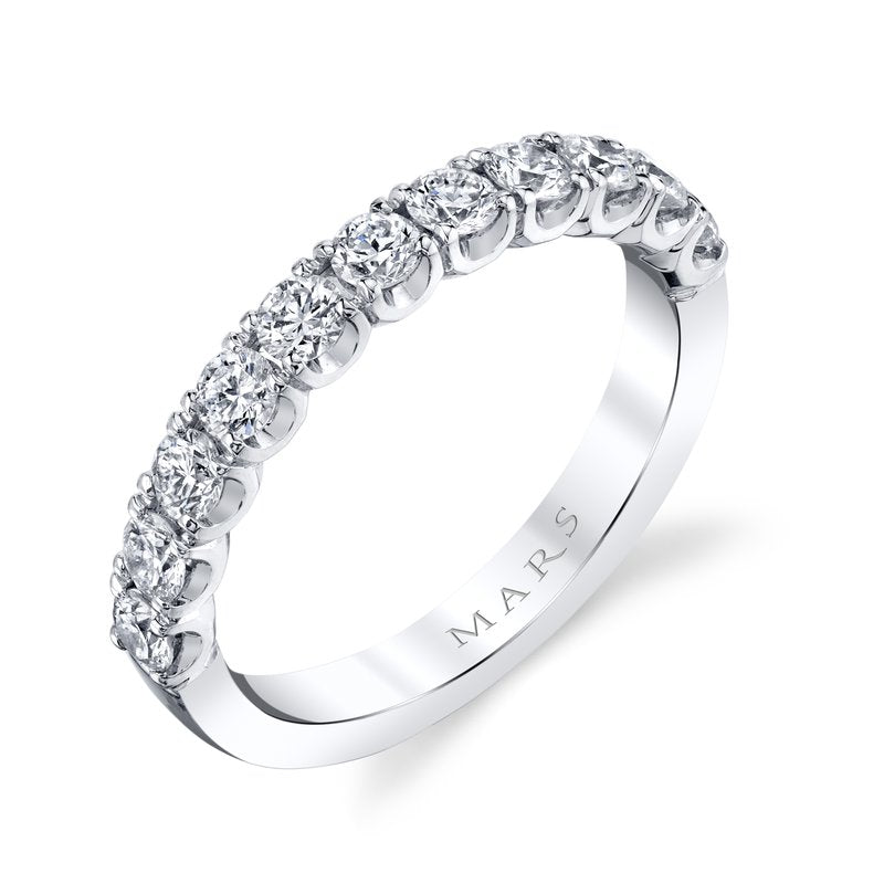 14k White Gold 0.75 CRT Ladies' Band