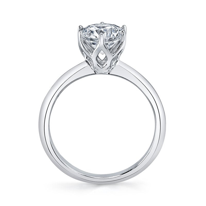 White Gold Solitaire Ring