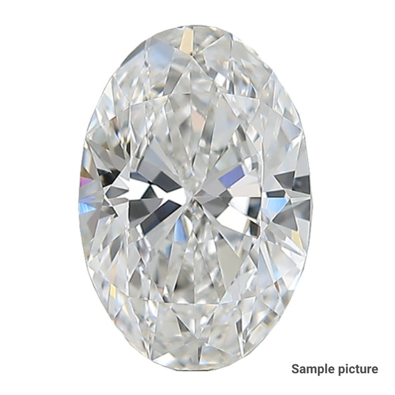 0.65 Carat Oval NONE Labgrown Diamond,