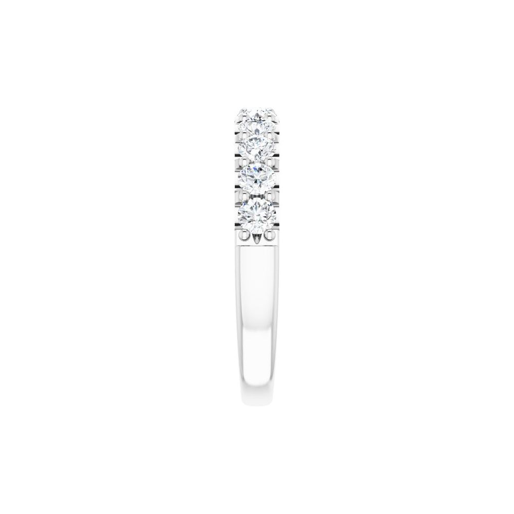 14K White 3/4 CTW Lab-Grown Diamond Anniversary Band
