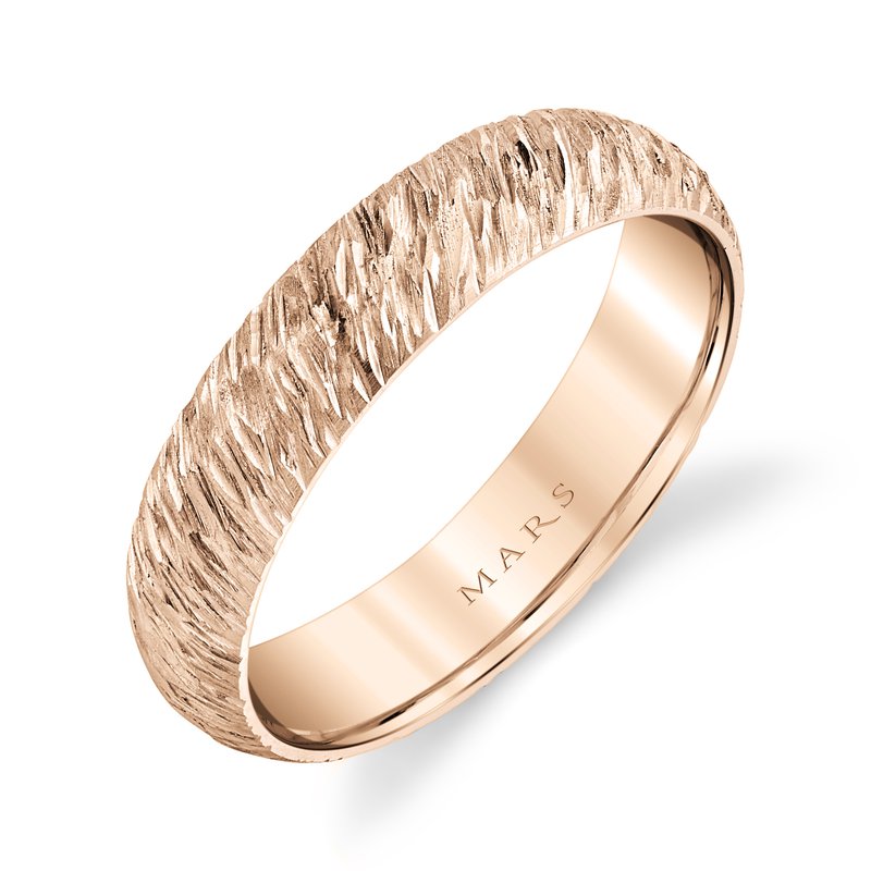 Men's 5mm Deep Brushed Finish Wedding Band
