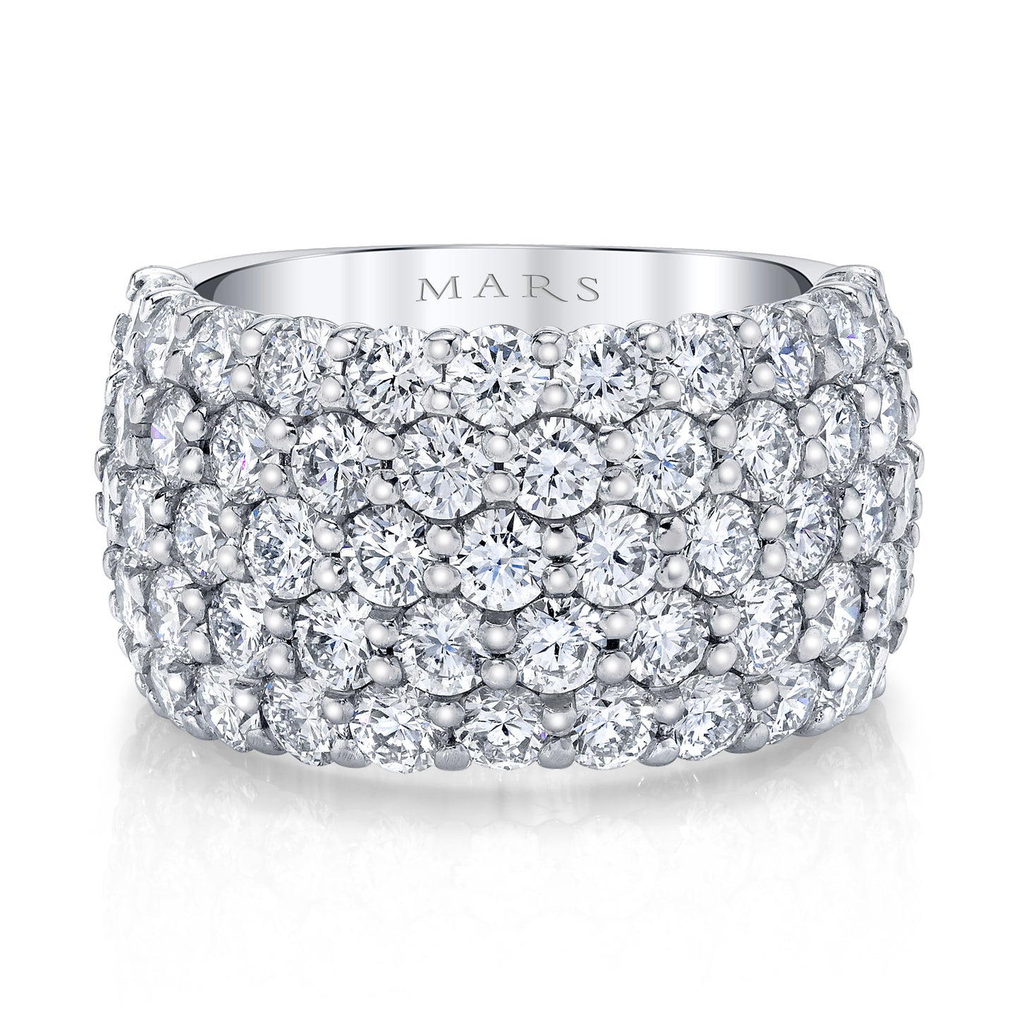 5.00 CRT Pave Anniversary Band