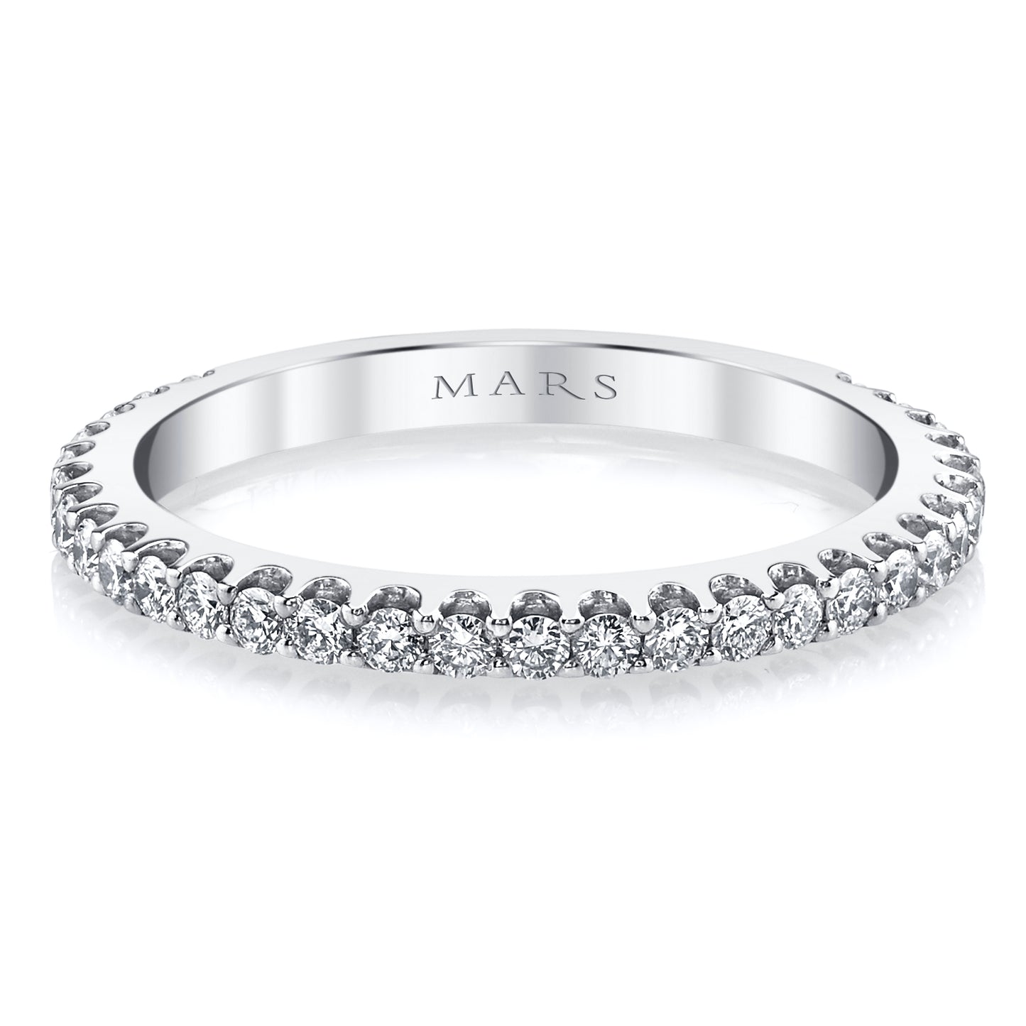 14K White Gold Diamond Band (0.45 crt)