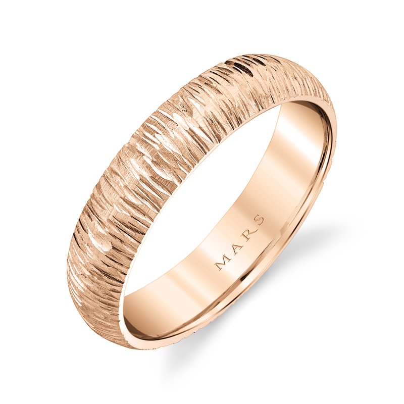 Men's 5mm Deep Brushed Wedding Band