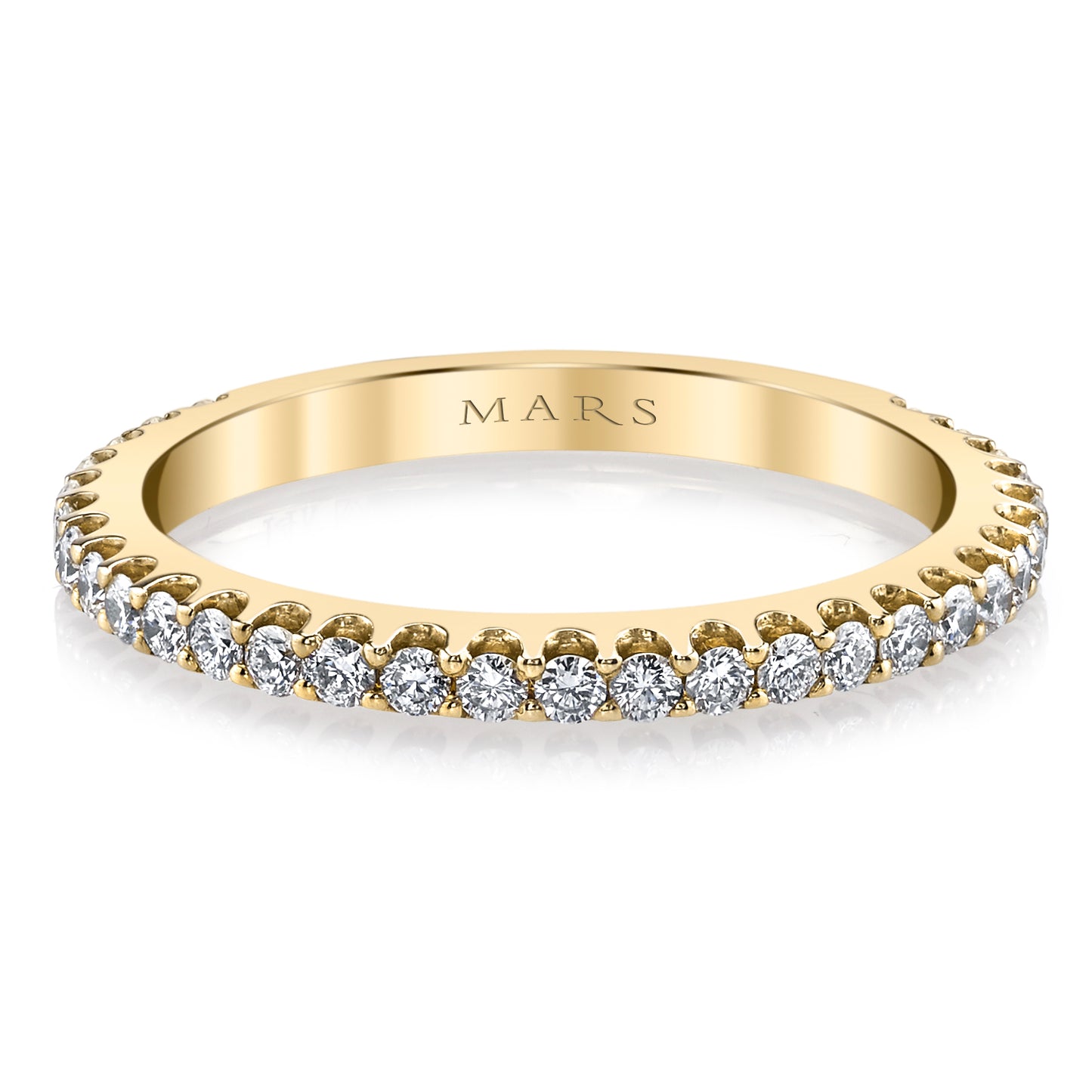 14K Yellow Gold Diamond Band (0.45 crt)