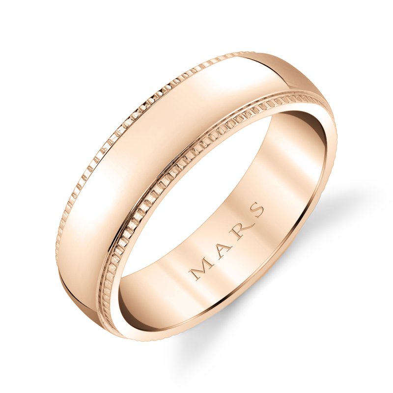 Men's 7mm with Milgrain Edge Wedding Band