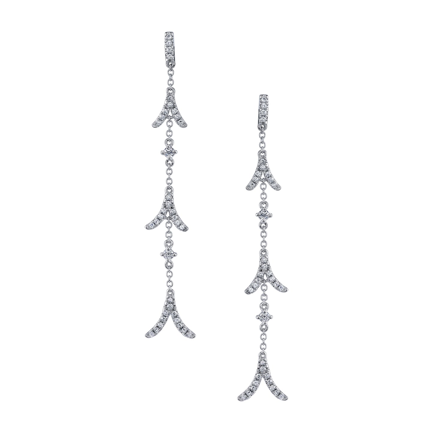 Dangling Arrow Drop Earrings