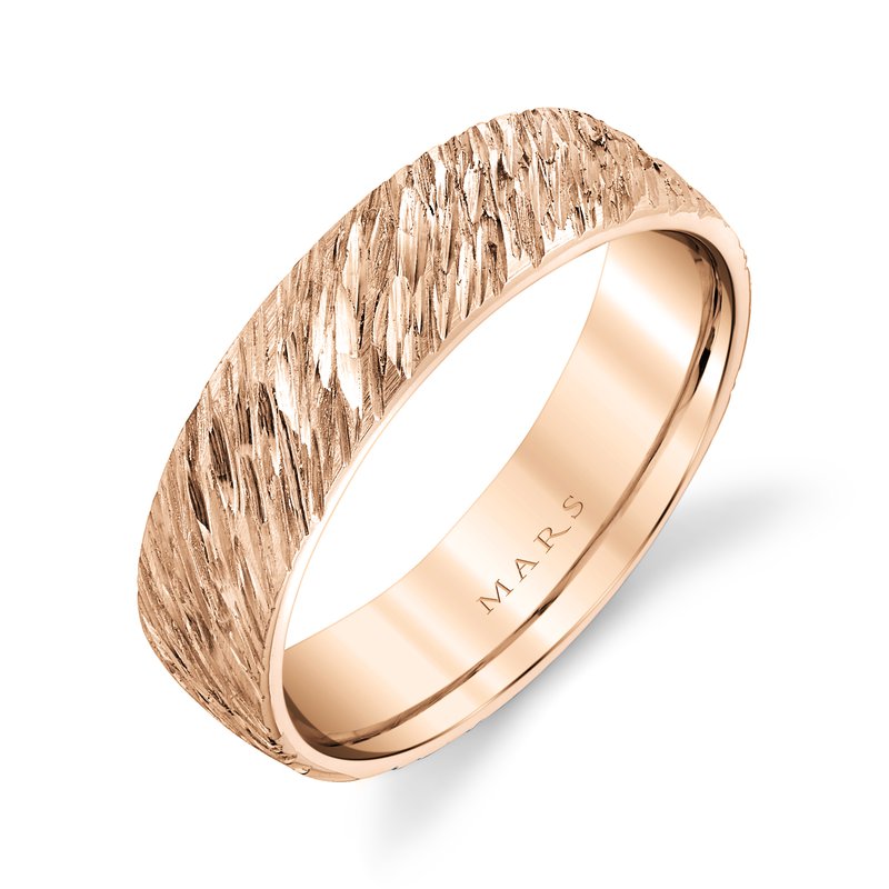 Men's 6mm Grooved Brushed Wedding Band