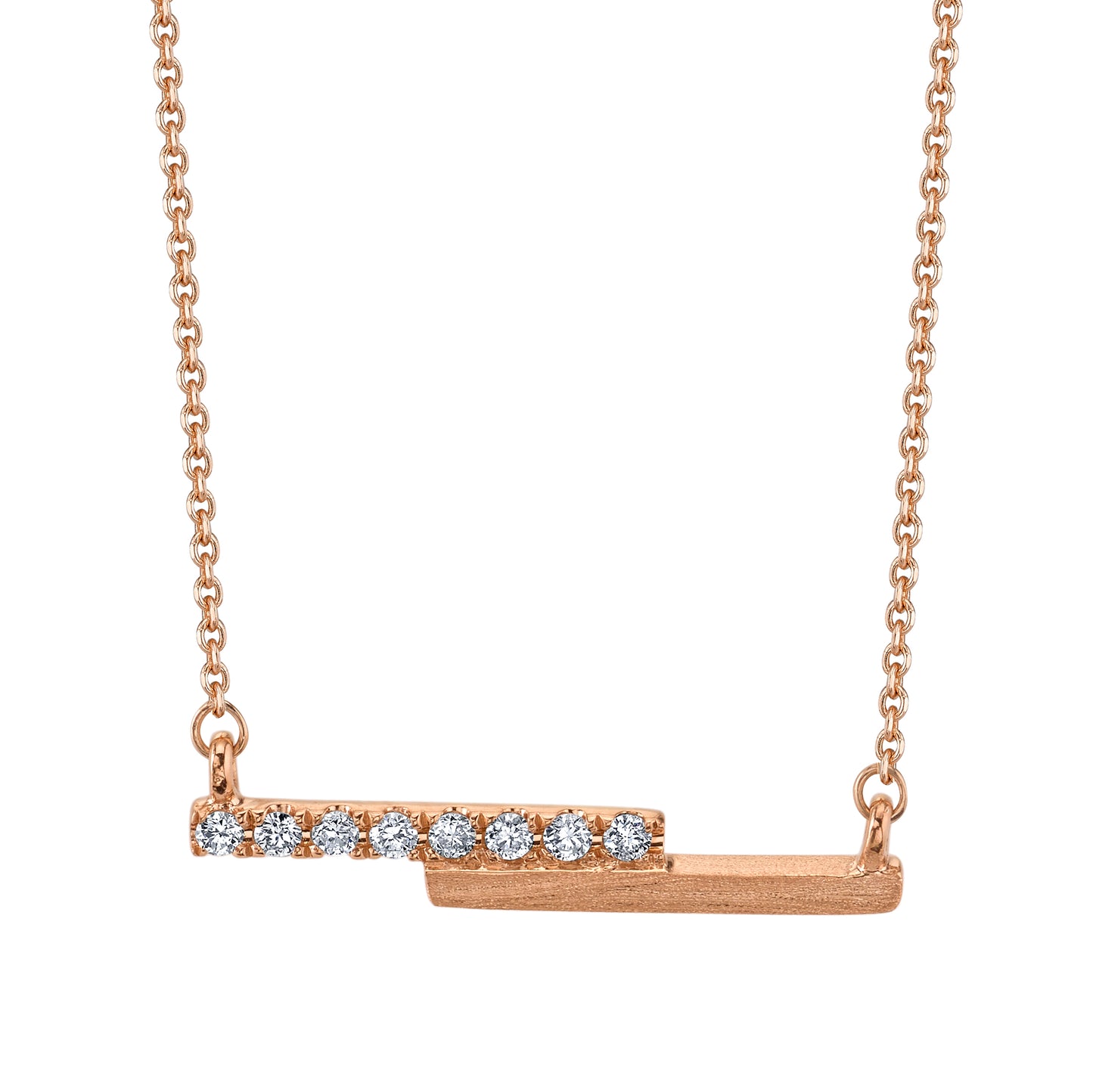 Geometric Diamond Pendant