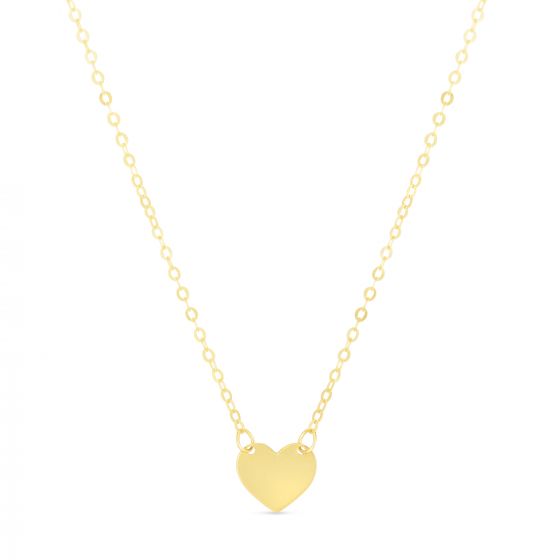 14K Yellow Mini Heart Pendant
