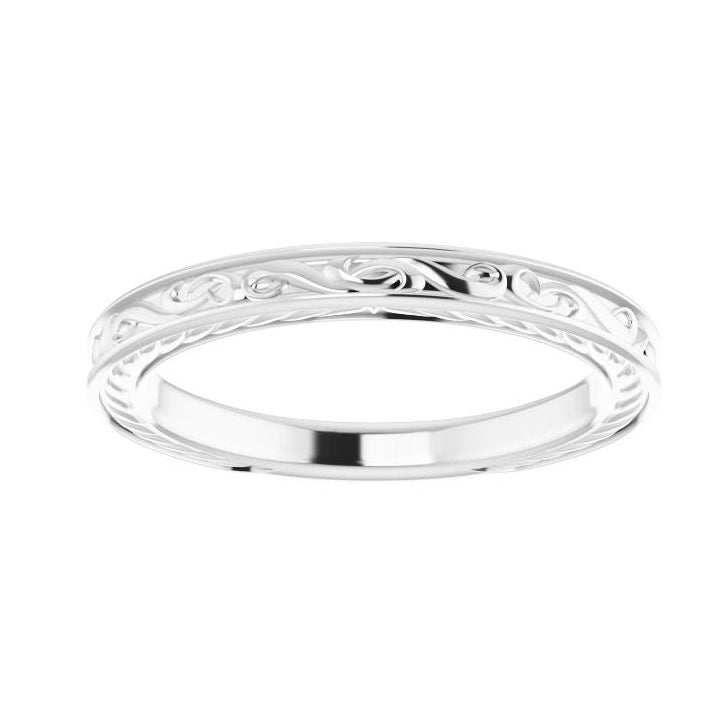 14k Vintage Inspired Ladies' Band