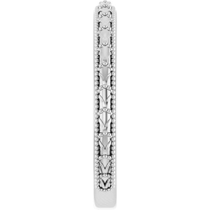 14k Gold 2.5mm Milgrain Sculptural Ladies' Band