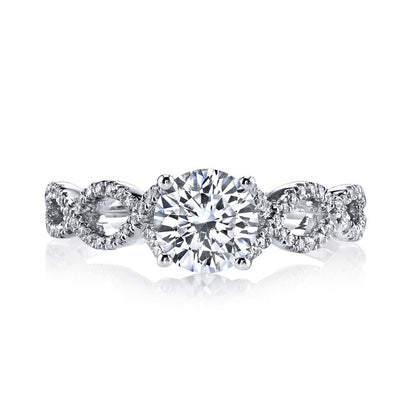 White Gold Infinity Designer Ring