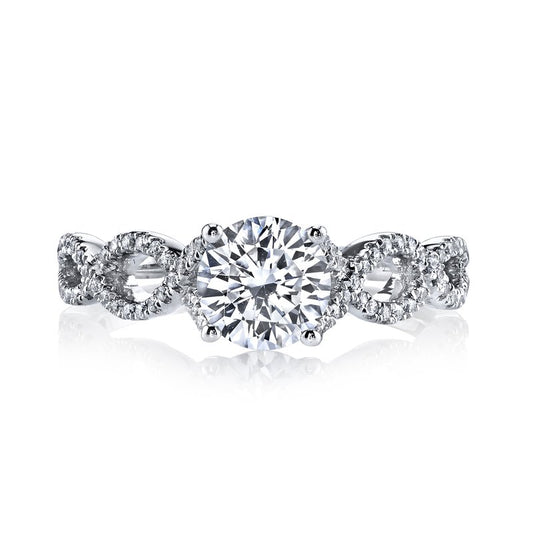White Gold Infinity Designer Ring