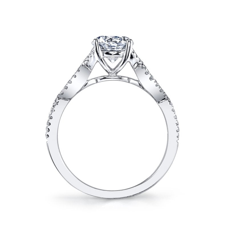 White Gold Infinity Designer Ring