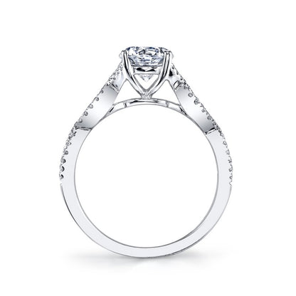 White Gold Infinity Designer Ring