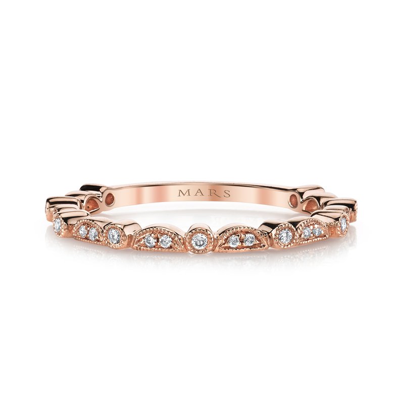 Rose Gold Diamond Stackable