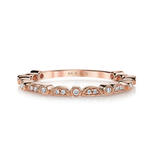 Rose Gold Diamond Stackable