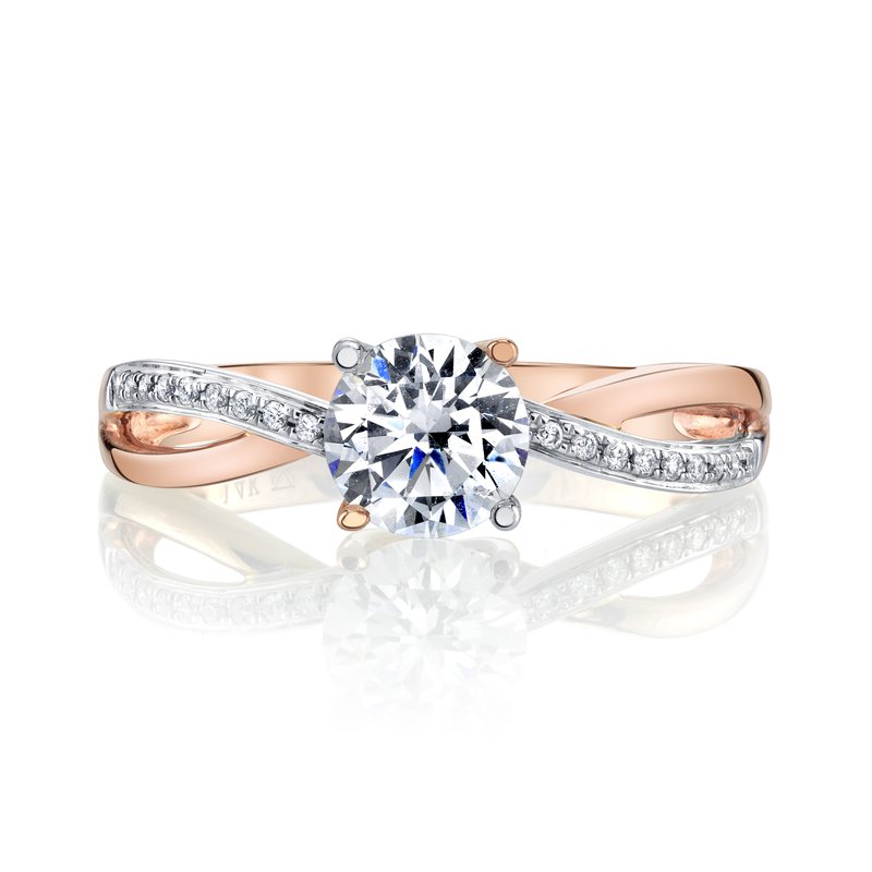 Rose Gold Designer Engagement Ring