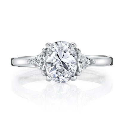 White Gold Three stone Classic
