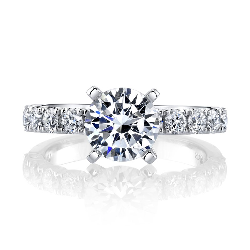 White Gold Diamond Engagement Ring