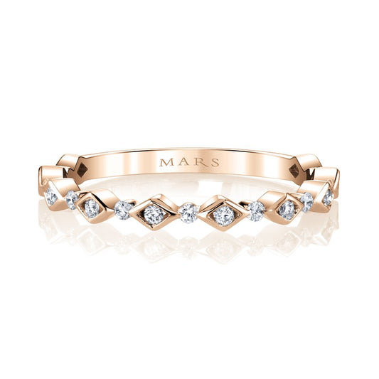 Rose Gold Stackable Designer Ring