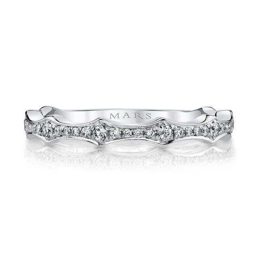 platinum Diamond Designer Stackable Rings