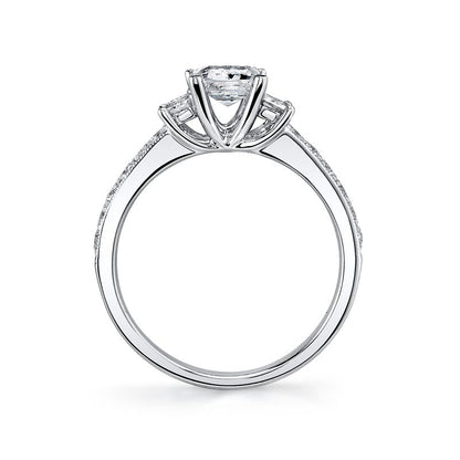Emerald Cut Diamond Engagement Ring