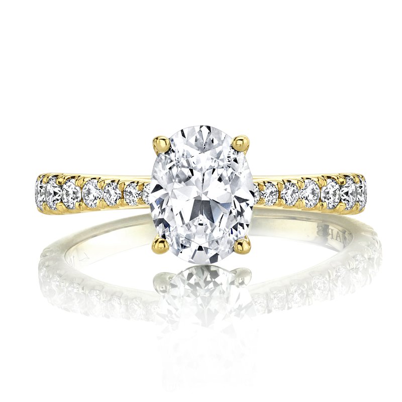 Yeallow Gold And Diamond Designer Ring