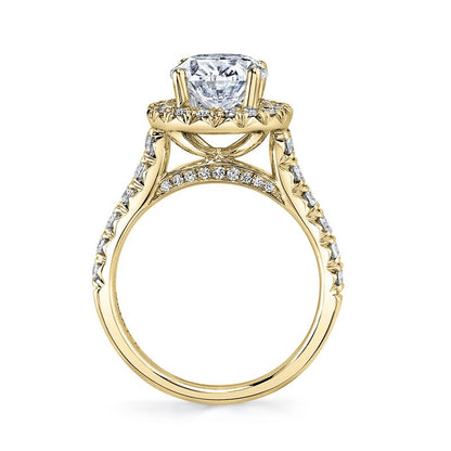 Oval Halo Diamond Ring