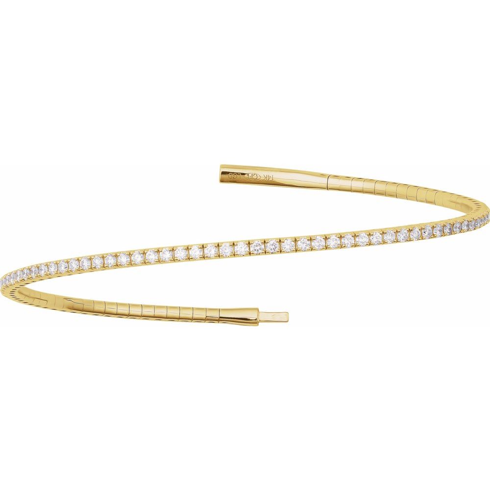 2 CRT Flexible Tennis Bangle