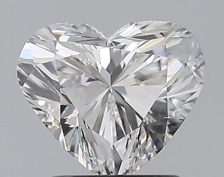1.82 Carat D Color VVS2 Heart Diamond