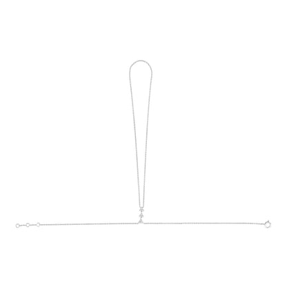 Diamond Triangle Hand Chain
