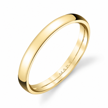 Men's 3mm European Wedding Band