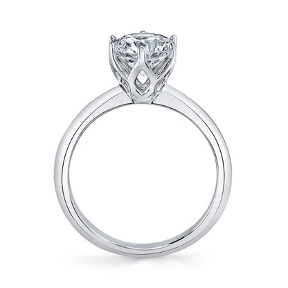 White Gold Solitaire Ring