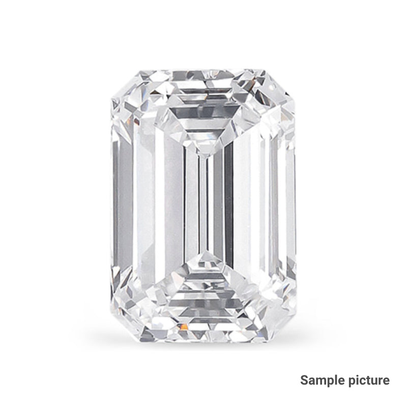 1.00 Carat Emerald GIA Natural Diamond,