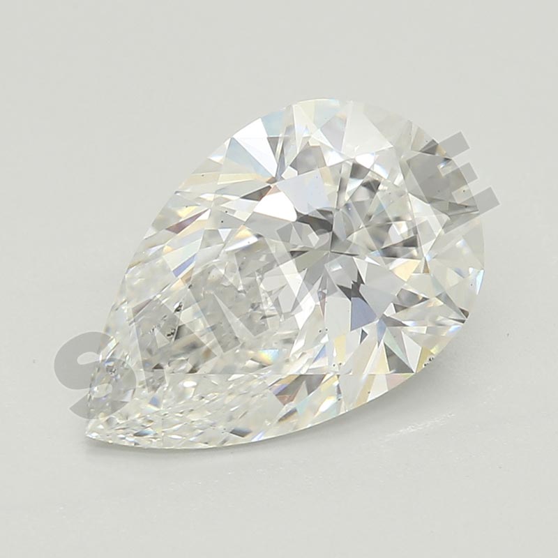 4.12 Carat Pear IGI Labgrown Diamond, With Certificate ID 647451075