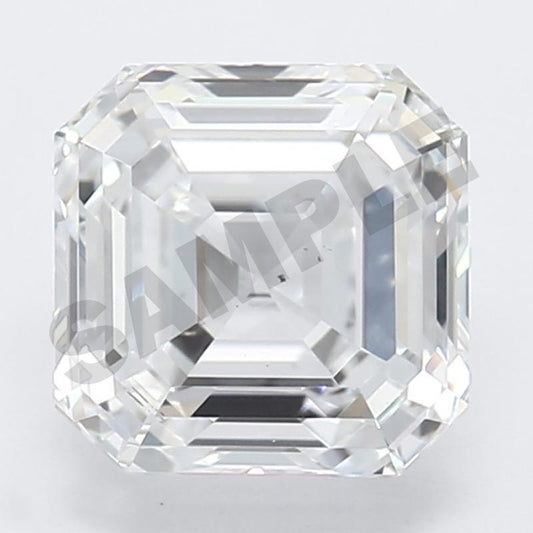 3.09 Carat Asscher IGI Labgrown Diamond, With Certificate ID 631463228