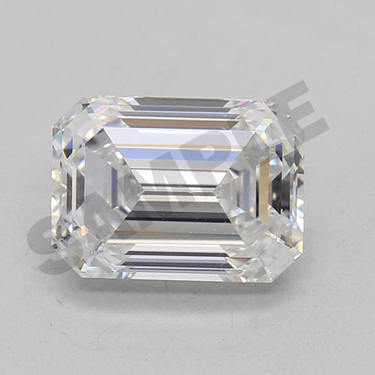 5.66 Carat Emerald NONE Labgrown Diamond,
