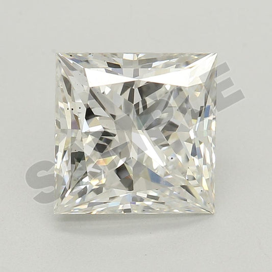 3.50 Carat Princess GIA Labgrown Diamond, With Certificate ID 7533374730